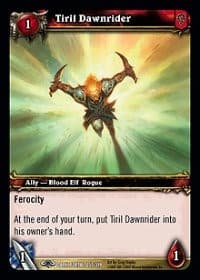 Tiril Dawnrider - Dark Portal - WoW card