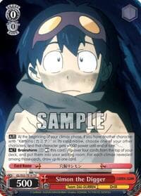 Simon the Digger - Gurren Lagann - Weiss Schwarz card