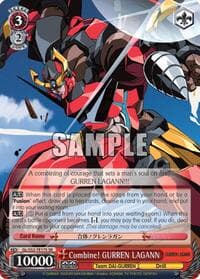 Combine! GURREN LAGANN (SR) - Gurren Lagann - Weiss Schwarz card