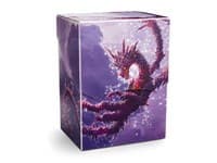Dragon Shield Limited Edition Deck Shell - Clear Purple 'Racan' (Holds 75+) - Dragon Shield Deck Boxes - Deck Boxes card