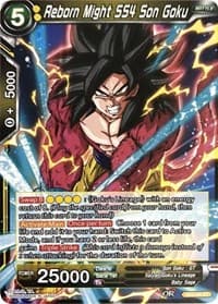 Reborn Might SS4 Son Goku - Colossal Warfare - Dragon Ball Super: Masters card