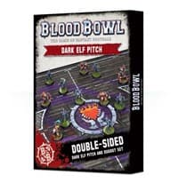Blood Bowl: Dark Elf Pitch & Dugouts - Warhammer Game Accessories - Warhammer Game Accessories card