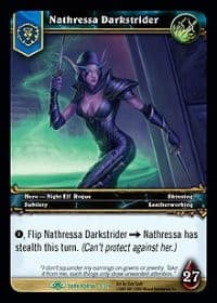 Nathressa Darkstrider - Dark Portal - WoW card
