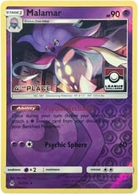 Malamar - 51/131 (League Challenge) [4th Place] - League & Championship Cards - Pokemon card