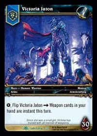 Victoria Jaton - Dark Portal - WoW card