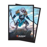 M19 Ajani, Adversary of Tyrants Standard Deck Protector for Magic (80-Pack) - Ultra Pro Card Sleeves - Card Sleeves card