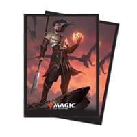 M19 Sarkhan, Fireblood Standard Deck Protector for Magic (80-Pack) - Ultra Pro Card Sleeves - Card Sleeves card