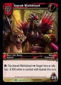 Azarak Wolfsblood - Dark Portal - WoW card