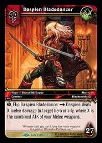 Daspien Bladedancer - Dark Portal - WoW card