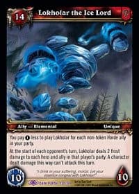 Lokholar the Ice Lord - Dark Portal - WoW card