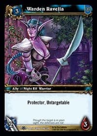 Warden Ravella - Dark Portal - WoW card