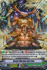 Death Warden Ant Lion - V-EB01: The Destructive Roar - Cardfight Vanguard card