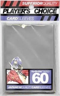 Player's Choice Yu-Gi-Oh! Card Sleeves - Silver (60-Pack) - Player's Choice Card Sleeves - Card Sleeves card