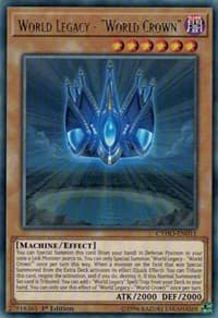 World Legacy - "World Crown" - Cybernetic Horizon - YuGiOh card