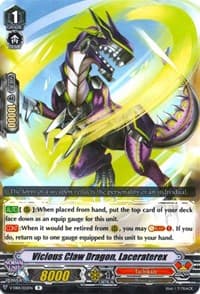 Vicious Claw Dragon, Laceraterex - V-EB01: The Destructive Roar - Cardfight Vanguard card