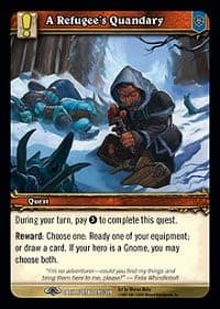 A Refugee's Quandary - Dark Portal - WoW card
