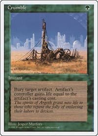 Crumble - Fourth Edition - Magic: The Gathering card