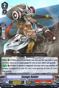 Savage Raider - V-EB01: The Destructive Roar - Cardfight Vanguard card