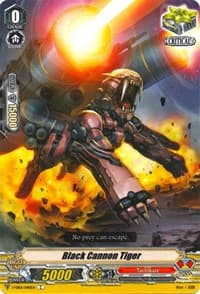 Black Cannon Tiger - V-EB01: The Destructive Roar - Cardfight Vanguard card