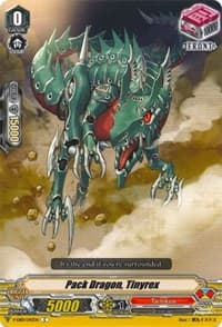 Pack Dragon, Tinyrex - V-EB01: The Destructive Roar - Cardfight Vanguard card