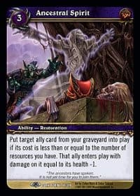 Ancestral Spirit - Dark Portal - WoW card