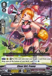 Cheer Girl, Franny - V-EB01: The Destructive Roar - Cardfight Vanguard card