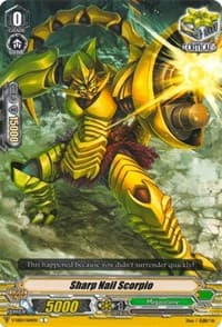 Sharp Nail Scorpio - V-EB01: The Destructive Roar - Cardfight Vanguard card