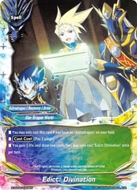 Edict: Divination - S-SD02: Triangulum Galaxy - Future Card BuddyFight card