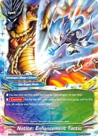 Notice: Enhancement Tactic - S-SD02: Triangulum Galaxy - Future Card BuddyFight card
