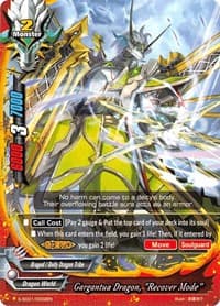 Gargantua Dragon, "Recover Mode" - S-SD01: Dradeity - Future Card BuddyFight card