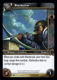 Blackcrow - Dark Portal - WoW card