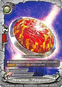Throwblade, "Flyingsaucer" - S-SD03: Spiral Linkdragon Order - Future Card BuddyFight card
