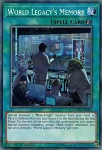 World Legacy's Memory - Cybernetic Horizon - YuGiOh card