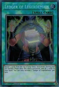 Ledger of Legerdemain - Cybernetic Horizon - YuGiOh card