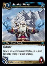 Brother Rhone - Dark Portal - WoW card