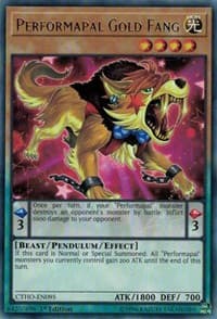 Performapal Gold Fang - Cybernetic Horizon - YuGiOh card
