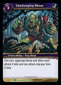 Challenging Shout - Dark Portal - WoW card