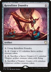 Retrofitter Foundry - Commander 2018 - Magic: The Gathering card