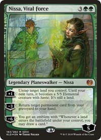 Nissa, Vital Force (SDCC 2018 Exclusive) - Media Promos - Magic: The Gathering card