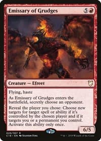 Emissary of Grudges - Commander 2018 - Magic: The Gathering card