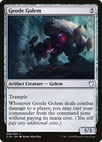 Geode Golem - Commander 2018 - Magic: The Gathering card