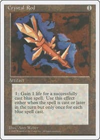 Crystal Rod - Fourth Edition - Magic: The Gathering card