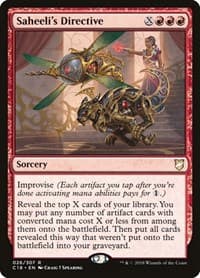 Saheeli's Directive - Commander 2018 - Magic: The Gathering card