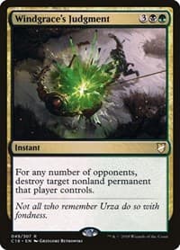 Windgrace's Judgment - Commander 2018 - Magic: The Gathering card