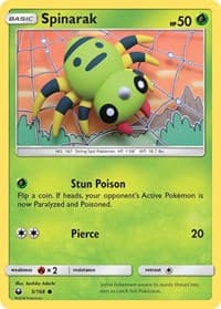 Spinarak - SM - Celestial Storm - Pokemon card
