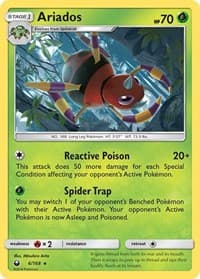 Ariados - SM - Celestial Storm - Pokemon card