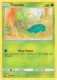 Treecko (7) - SM - Celestial Storm - Pokemon card