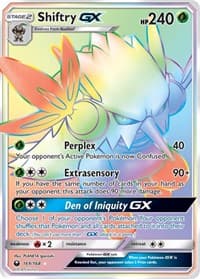 Shiftry GX (Secret) - SM - Celestial Storm - Pokemon card