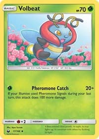 Volbeat - SM - Celestial Storm - Pokemon card