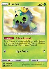 Cacnea - SM - Celestial Storm - Pokemon card